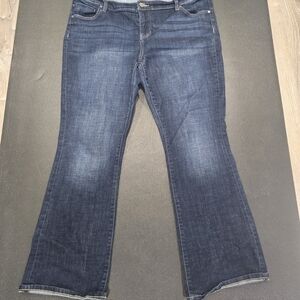 Liverpool Women's Boot Cut Jeans - Dark Blue